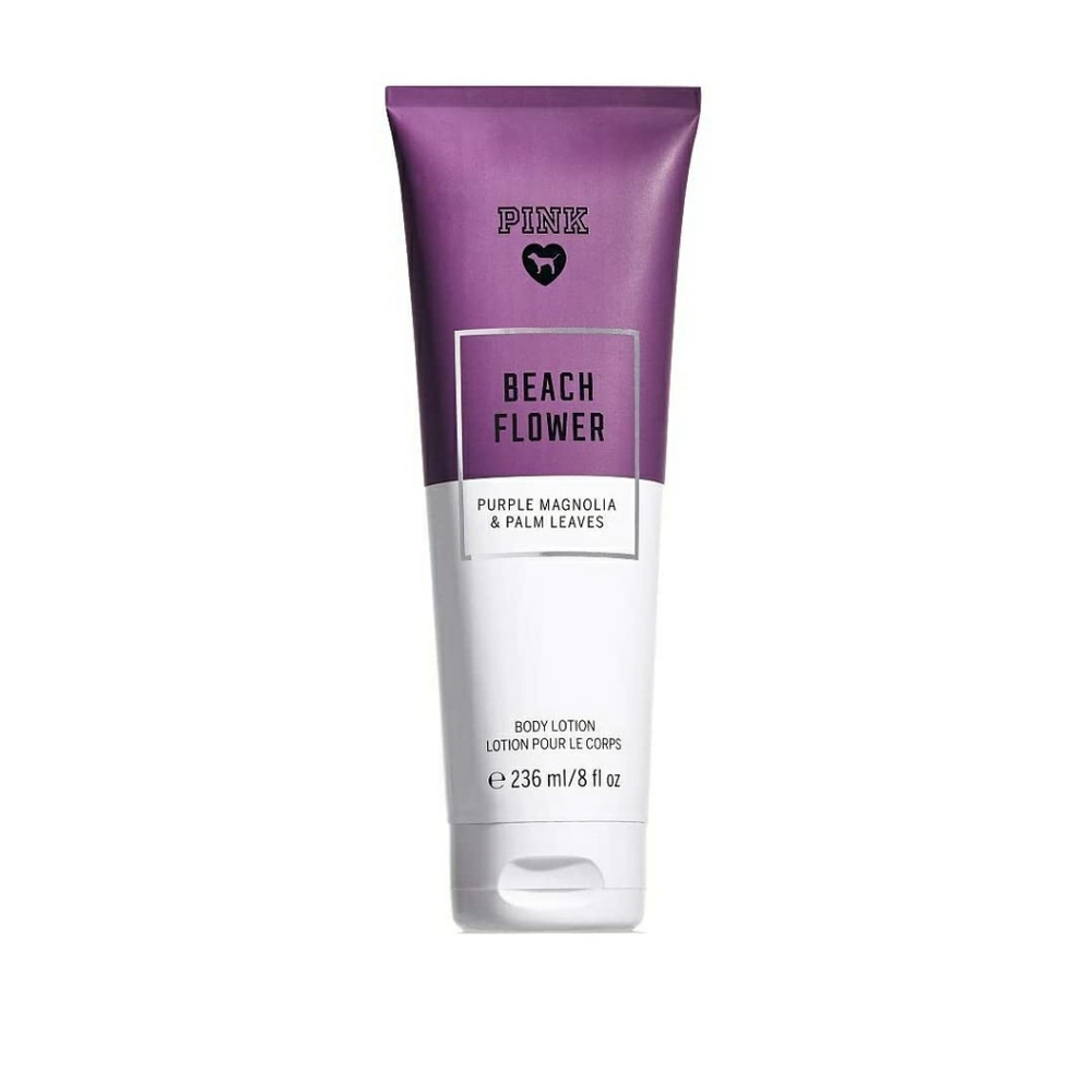 Pink Beach Flower Fragrance Body Lotion 8 oz - New